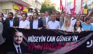 CHP lideri Özgür Özel, Güner'in gözaltısını "ısmarlama operasyon" olarak nitelendirdi, destek yürüyüşü düzenlendi.