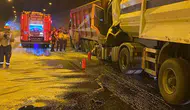 Selatin Tüneli'nde tırların karıştığı kaza trafiği kilitledi