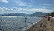 Marmaris'te mevsim normallerine meydan okuyan sıcaklık: Ekim ayında deniz keyfi zirvede