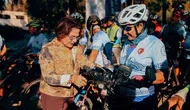 Didim'de pedallar farkındalık için döndü: Hem spor hem sosyal sorumluluk