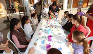 Minik ellerden dev eserler: Kurşunlu Han’da sanat rüzgarı esti
