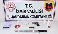 Torbalı’da jandarma operasyonu: Uyuşturucu ve silahla yakalandı