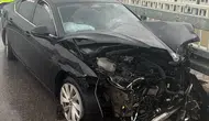 Koçarlı Belediye Başkanı Özgür Arıcı kaza atlattı: Makam aracı hurdaya döndü