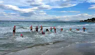 Ege'nin mavi sularında anlamlı buluşma: Eğitim için kulaç attılar