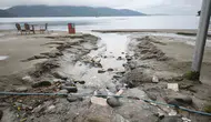 Muğla’da doğa felaketi: Sakin Kent’in gözde sahili kumlarını kaybetti