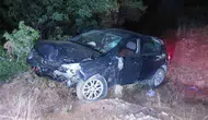 Aydın’da korkutan kaza: Kontrolden çıkan otomobil tarlaya savruldu