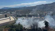 Bodrum'da korkutan yangın: Ekipler büyümeden durdurdu
