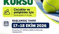 Bodrum'da raketler sahaya iniyor: Her yaşa ücretsiz tenis eğitimi