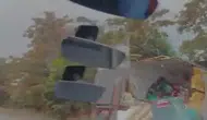 Denizli-Antalya karayolunda korkutan kaza: Kamyon şarampole uçtu
