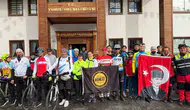 Manisa yollarında Cumhuriyet maratonu: 103 kilometrelik anlamlı sürüş