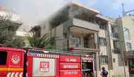 Aydın'da apartman sakinlerini sokağa döken yangın paniği