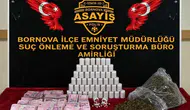 Bornova’da zehir tacirlerine gece yarısı baskını: Adreslerinden servet çıktı