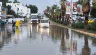 Bodrum'da sağanak kabusu: Ana arterler sular altında kaldı