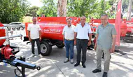 Sarıgöl'de yangınla mücadele seferberliği: Üç mahalleye kritik donanım desteği