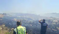 Didim'de yangın alarmı: Belediye ekipleri alevlere su tankeriyle müdahale etti