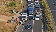 Muğla yolunda motosiklet dehşeti: Sürücü direksiyon hakimiyetini kaybetti