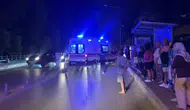Söke'de korkutan kaza: Motosikletli sürücü yola savruldu