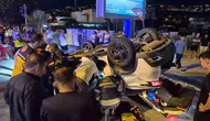 Bodrum’da sabah saatlerinde dehşet anları: Kavşakta devrilen araçta sıkıştı