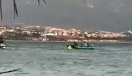 Kuşadası'nda deniz keyfi kabusa dönüyordu: Jet ski bir anda ters döndü