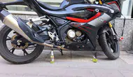 Denizli'de motosikleti yakmak istediler ama planları ellerinde patladı