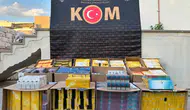 Afyonkarahisar yolunda kaçakçılara geçit yok: Binlerce paket sigara yakalandı