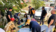 Manisa'da korkunç kaza: Kayısı toplarken demir korkuluklara saplandı