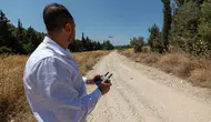 İzmir'de kaçak hafriyat dökümüne gökyüzünden yakın takip