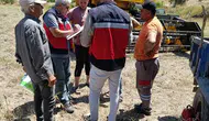 Gediz ovasında hasat mesaisi: Ürün kaybına geçit yok