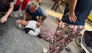 Bayındır’da akşam saatlerinde kaza: Motosiklet yayaya çarptı