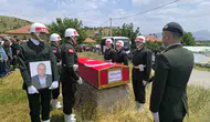 Kahraman gazi son görev yerinde dualarla uğurlandı