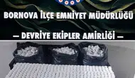 Bornova sokaklarında nefes kesen kovalamaca: Terk edilen araçtan uyuşturucu deposu çıktı