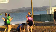 Köyceğiz'de plaj hentbolu rüzgarı: 320 sporcu şampiyonluk için ter döküyor