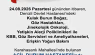 Denizli'de sağlıkta yer değişikliği: Kritik birimler yeni adresine taşınıyor