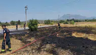 Datça’da korkutan yangın: Ekipler alevlerin evlere sıçramasını önledi