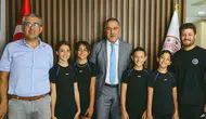 Aydın'ın gurur tablosu: Cimnastikçiler başarılarını İl Müdürü ile kutladı