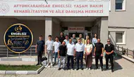 Makaslar bu kez sevgi için çalıştı: Engelsiz Yaşam Merkezi'nde anlamlı gün