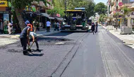 Salihli’nin çehresi değişiyor: Şüheda Caddesi’nde asfalt mesaisi