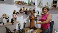 Kimya laboratuvarından sanat atölyesine: Emekli mühendis geleneksel bebeklere hayat veriyor