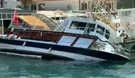 Akyaka'da Gece Yarısı Tehlike: Bağlı Olduğu İskele Önünde Su Alan Tekne Alabora Oldu