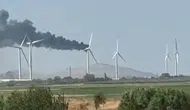 Bergama'da enerji santralinde korkutan yangın: Dev türbin hurdaya döndü