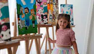 Minik Ressamların Fırçalarından Renkli Final: Bodrum'da Yaz Sanatla Kapandı