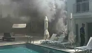 Bodrum'da tatil merkezinde korkutan yangın: Klima faciası ucuz atlatıldı