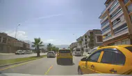 Denizli trafiğinde saniyelerle gelen mucize: O hamle faciayı önledi