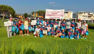 Kuşadası'nda spor ve çevre bilinci el ele verdi