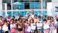 Buharkentli minikler için havuzda final: Başkan Erol’dan genç sporculara veda