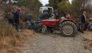 Manisa'da tarla yolunda can pazarı: Traktör kazası acı bitti