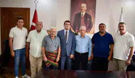 Bozdoğan'da Ahilik geleneği yaşatılıyor: Yılın esnafları Kaymakam Sözen ile bir araya geldi