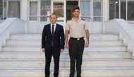 Çine’de askerlik şubesinde görev değişimi: Kaymakam Erdoğan’dan ziyaret