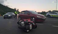 Menteşe'de trafik kazası: Kavşakta çarpışan motosikletin sürücüsü yaralandı