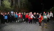 Spil Dağı’nda zirve keyfi: Manisalılar gün doğumuna yürüdü